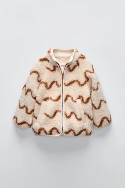 Niños ZARA 1½ - 6 Años·Abrigos|1½ - 6 Años·Abrigos<CHAQUETA BORREGUILLO ESTAMPADO