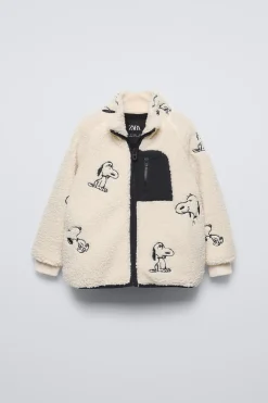 Niños ZARA 1½ - 6 Años·Abrigos|1½ - 6 Años·Abrigos<CHAQUETA BORREGUILLO SNOOPY PEANUTS™