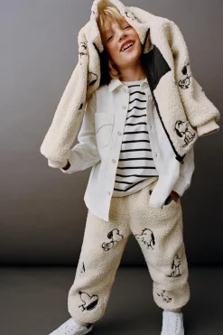Niños ZARA 1½ - 6 Años·Abrigos|1½ - 6 Años·Abrigos<CHAQUETA BORREGUILLO SNOOPY PEANUTS™