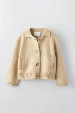 Niños ZARA 6 - 14 Años·Punto<CHAQUETA BOTONES