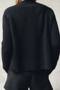 Discount CHAQUETA BÁSICA 100% LANA Mujer Cárdigan / Jerséis|Punto