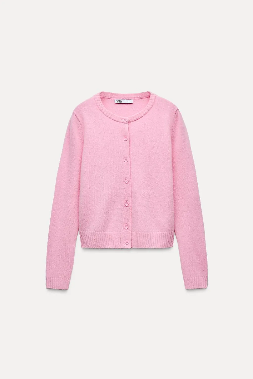 Fashion CHAQUETA BÁSICA 100% LANA Mujer Cárdigan / Jerséis|Punto