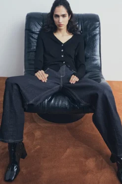 New CHAQUETA BÁSICA 100% LANA Mujer Cárdigan / Jerséis|Punto