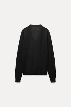 New CHAQUETA BÁSICA 100% LANA Mujer Cárdigan / Jerséis|Punto