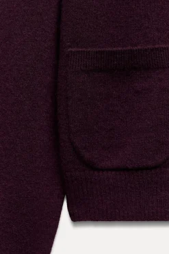 Best CHAQUETA BÁSICA 100% LANA Mujer Cárdigan / Jerséis|Punto