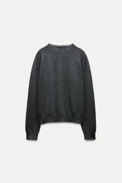 Fashion CHAQUETA BÁSICA CON LANA Mujer Cárdigan / Jerséis|Punto