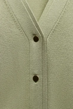 Outlet CHAQUETA BÁSICA PUNTO LISO Mujer Cárdigan / Jerséis|Punto