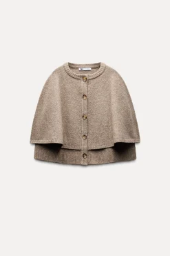 Sale CHAQUETA CAPA PUNTO Mujer Abrigos / Anoraks|Cárdigan / Jerséis