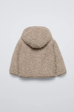 Niños ZARA 1½ - 6 Años·Abrigos|1½ - 6 Años·Abrigos<CHAQUETA CAPUCHA BORREUGILLO