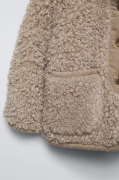 Niños ZARA 1½ - 6 Años·Abrigos|1½ - 6 Años·Abrigos<CHAQUETA CAPUCHA BORREUGILLO