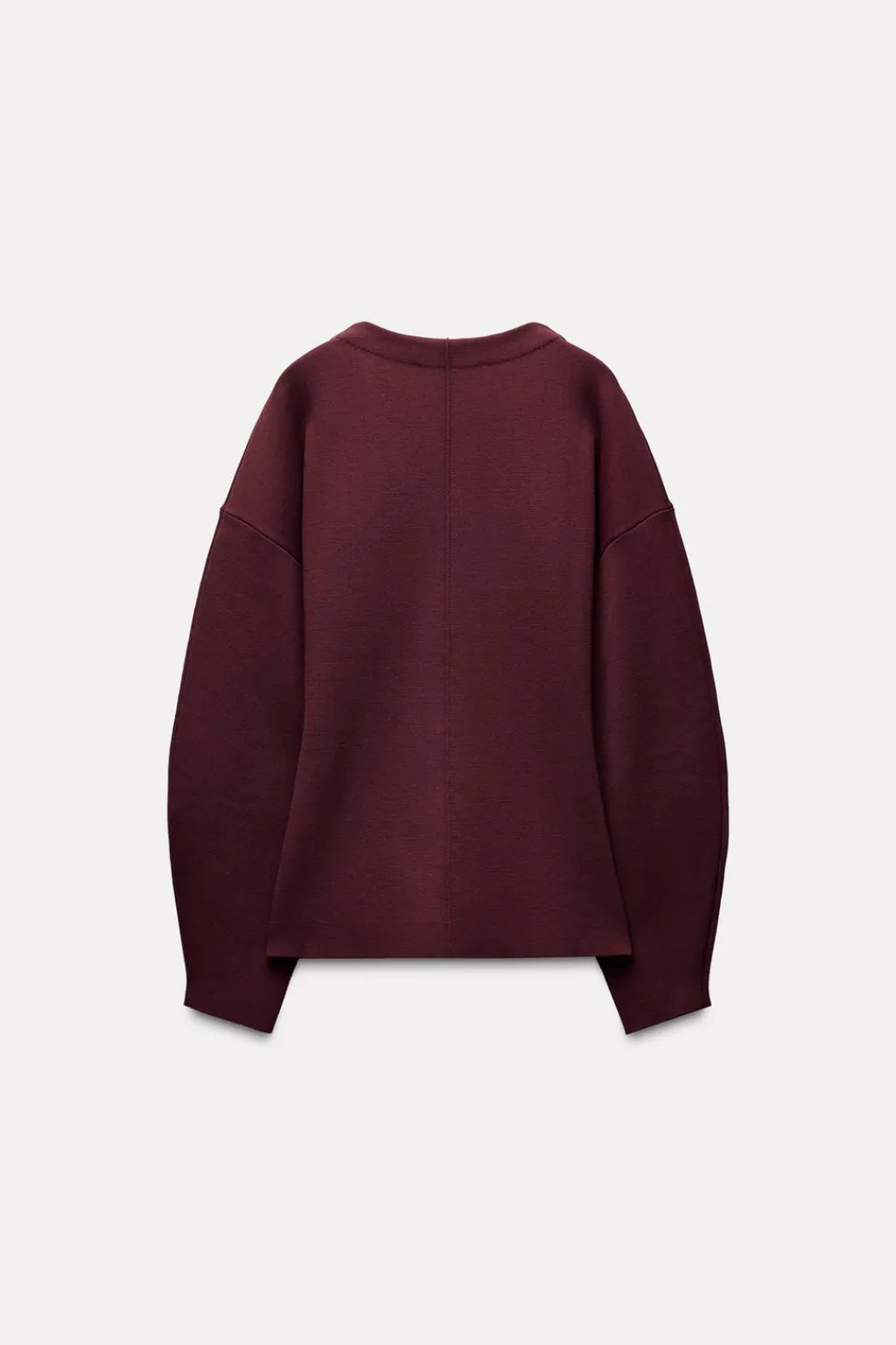 New CHAQUETA CINTURA ENTALLADA PUNTO LISO Mujer Cárdigan / Jerséis|Punto