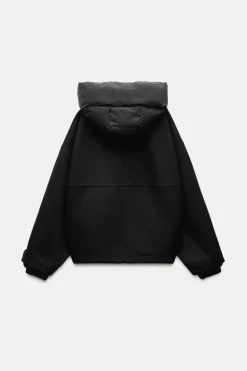 Discount CHAQUETA COMBINADA CON LANA ZW COLLECTION Mujer Chaquetas / Cazadoras