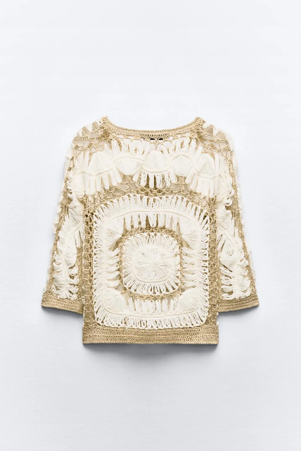 Clearance CHAQUETA COMBINADA CROCHET Mujer Cárdigan / Jerséis|Punto