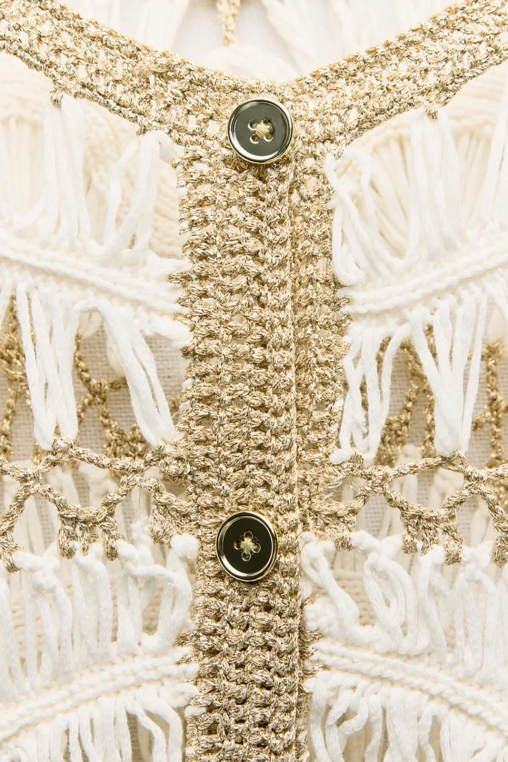 Clearance CHAQUETA COMBINADA CROCHET Mujer Cárdigan / Jerséis|Punto