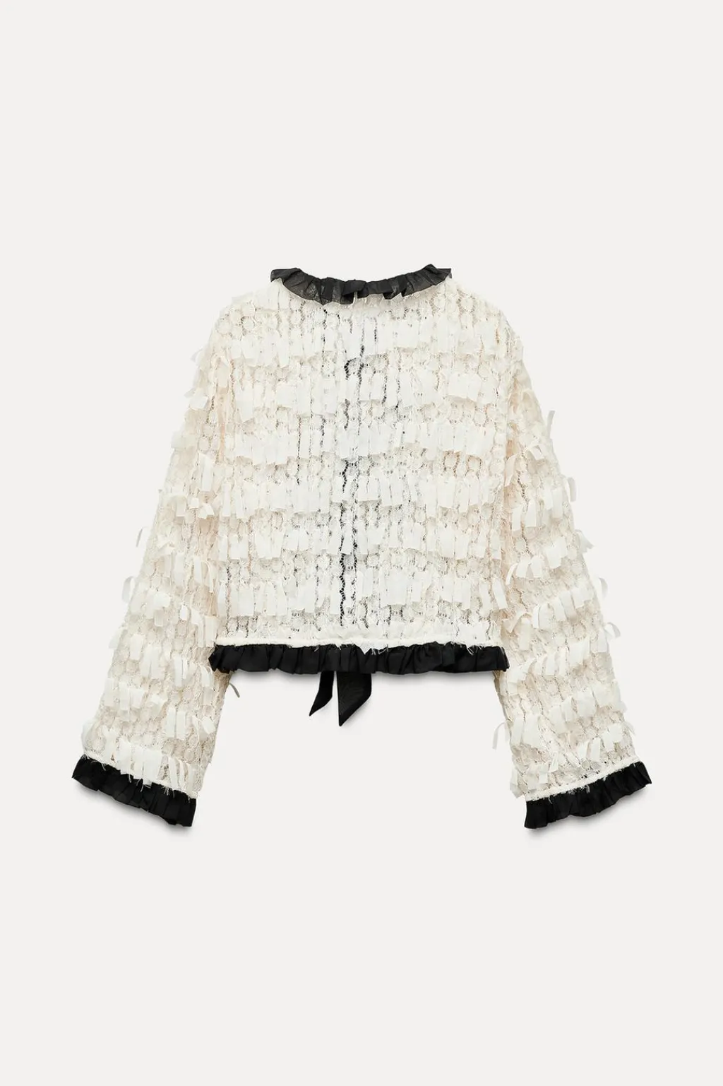 Sale CHAQUETA COMBINADA FLECOS Mujer Cárdigan / Jerséis|Punto