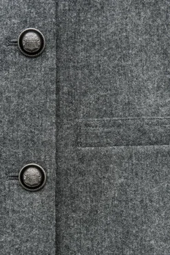 Online CHAQUETA CON LANA BOTONES ZW COLLECTION Mujer Blazers / Chalecos