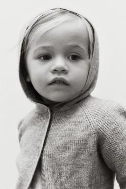 Niños ZARA 0 - 6 Meses·Punto|0 - 6 Meses·Básicos<CHAQUETA CON LANA Y CASHMERE