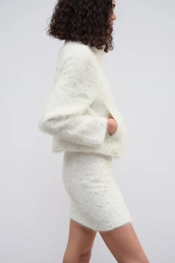 Best CHAQUETA CORTA CRUZADA ABALORIOS Mujer Chaquetas / Cazadoras