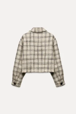 New CHAQUETA CORTA ESTRUCTURA Mujer Chaquetas / Cazadoras|Blazers / Chalecos