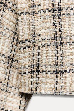 New CHAQUETA CORTA ESTRUCTURA Mujer Chaquetas / Cazadoras|Blazers / Chalecos