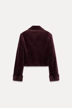 Outlet CHAQUETA CORTA TERCIOPELO Mujer Chaquetas / Cazadoras