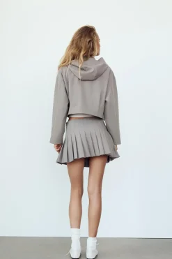 Outlet CHAQUETA CROP CAPUCHA Mujer Chaquetas / Cazadoras