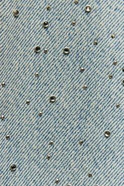 New CHAQUETA CROP DENIM TRF JOYAS Mujer Chaquetas / Cazadoras