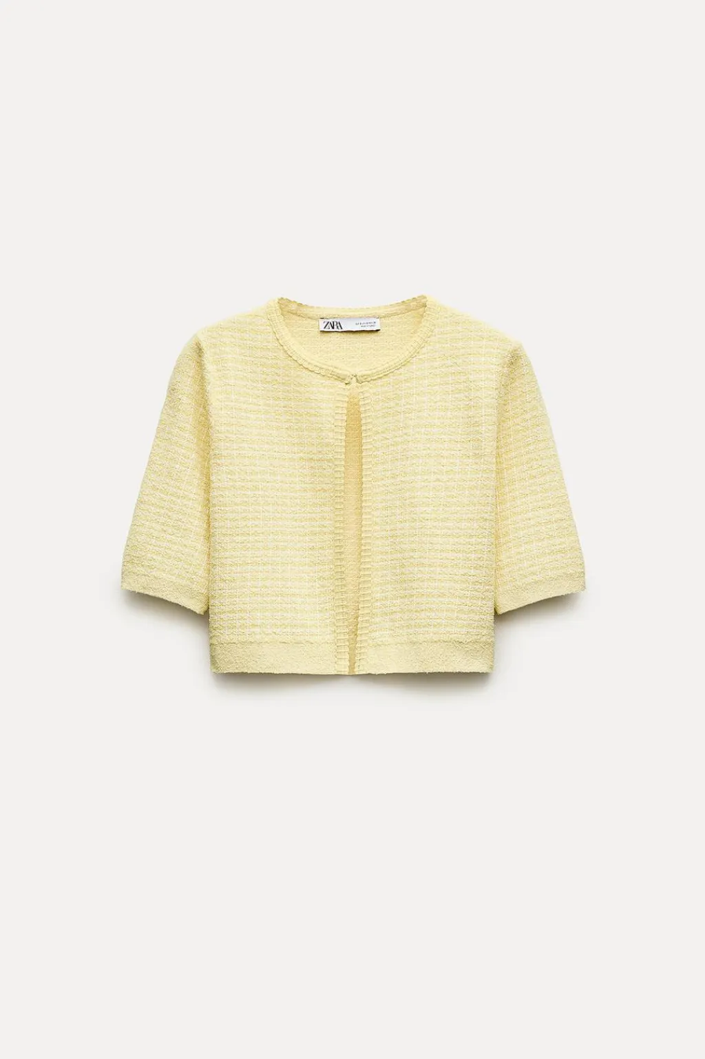 New CHAQUETA CROP PUNTO Mujer Cárdigan / Jerséis|Punto