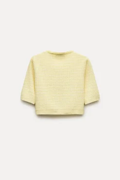 New CHAQUETA CROP PUNTO Mujer Cárdigan / Jerséis|Punto