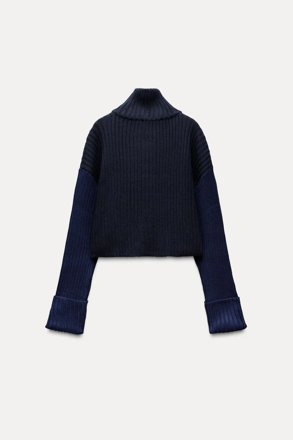 Hot CHAQUETA CROP PUNTO RIB Mujer Cárdigan / Jerséis|Punto