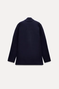 Clearance CHAQUETA CRUZADA 100% LANA Mujer Cárdigan / Jerséis|Punto