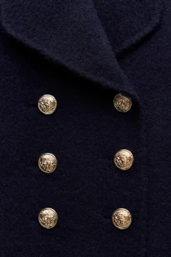 Clearance CHAQUETA CRUZADA 100% LANA Mujer Cárdigan / Jerséis|Punto