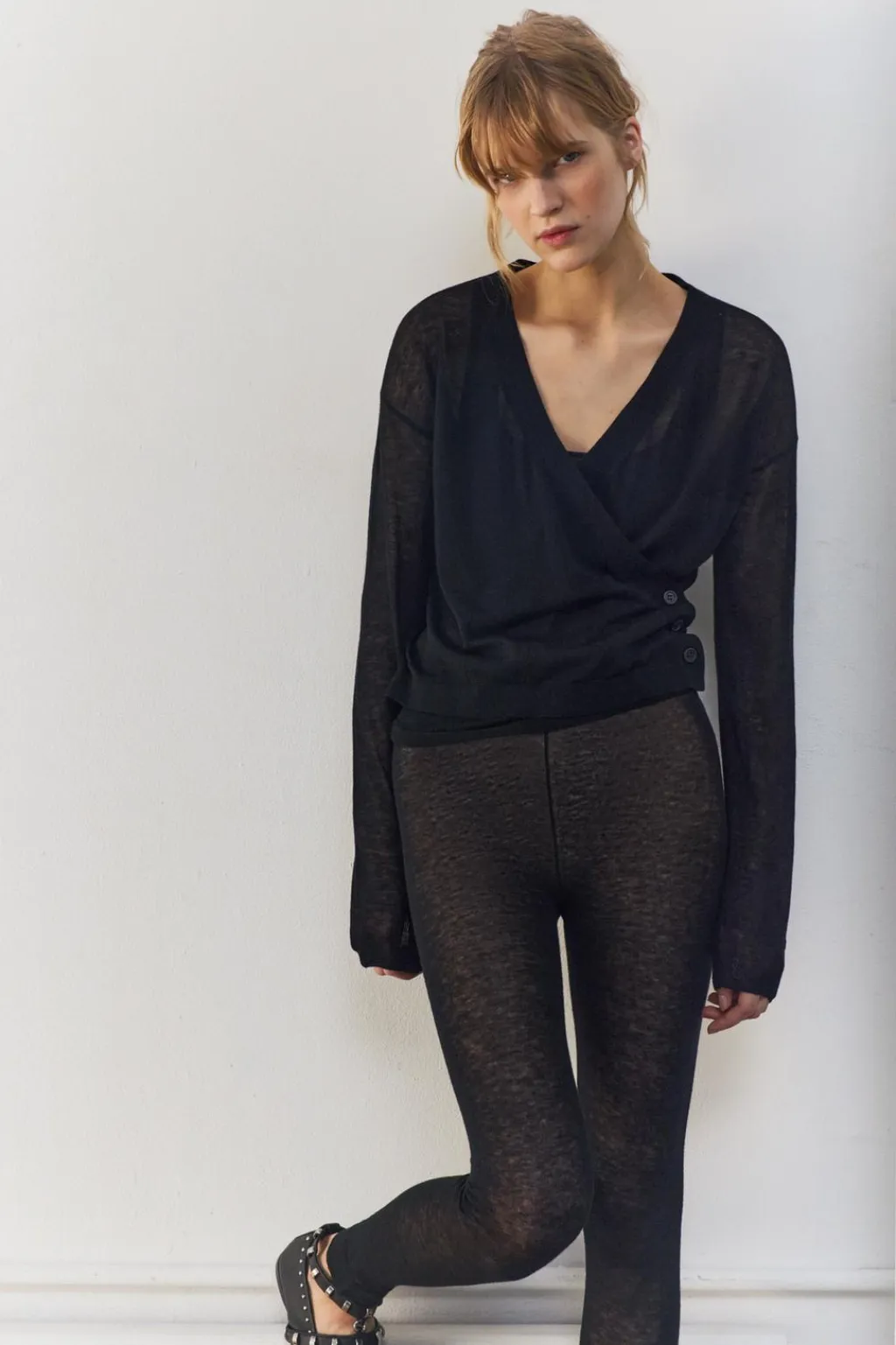 Fashion CHAQUETA CRUZADA LANA 100% Mujer Tops / Bodies