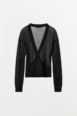 Fashion CHAQUETA CRUZADA LANA 100% Mujer Tops / Bodies