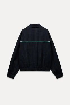 New CHAQUETA CUADROS BANDAS Mujer Chaquetas / Cazadoras