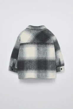 Niños ZARA 1½ - 6 Años·Abrigos|1½ - 6 Años·Abrigos<CHAQUETA CUADROS FORRO BORREGUILLO