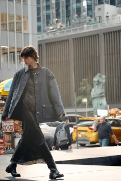 Sale CHAQUETA CUELLO CONTRASTE ZW COLLECTION Mujer Chaquetas / Cazadoras