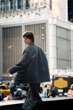 Sale CHAQUETA CUELLO CONTRASTE ZW COLLECTION Mujer Chaquetas / Cazadoras