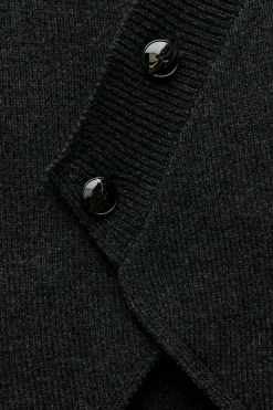 Sale CHAQUETA CUT OUT CON LANA Mujer Cárdigan / Jerséis|Punto