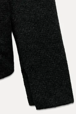 Sale CHAQUETA CUT OUT CON LANA Mujer Cárdigan / Jerséis|Punto