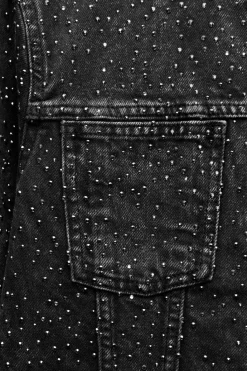 Outlet CHAQUETA DENIM BRILLOS ZW COLLECTION Mujer Chaquetas / Cazadoras