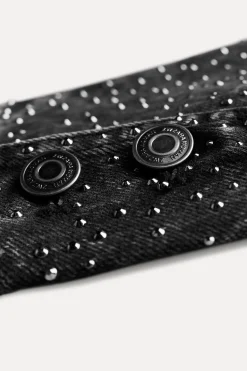 Outlet CHAQUETA DENIM BRILLOS ZW COLLECTION Mujer Chaquetas / Cazadoras