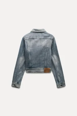 Best CHAQUETA DENIM LAVADA ZW COLLECTION Mujer Chaquetas / Cazadoras