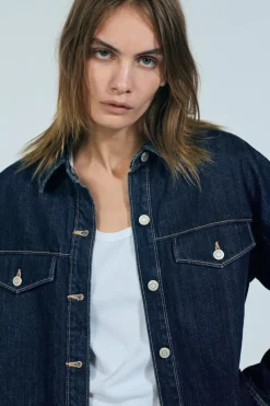 Best CHAQUETA DENIM TRF Mujer Chaquetas / Cazadoras|Camisas / Blusas