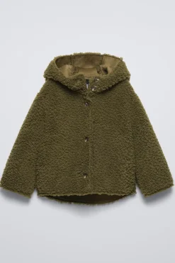 Niños ZARA 6 - 14 Años·Abrigos<CHAQUETA DOBLE FAZ BORREGUILLO