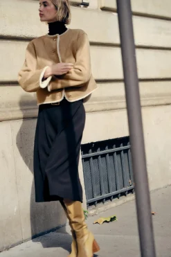 Clearance CHAQUETA DOBLE FAZ BOTÓN DORADO Mujer Chaquetas / Cazadoras