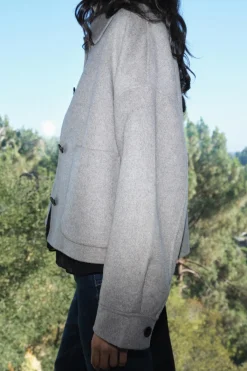 Outlet CHAQUETA DOBLE FAZ CON LANA ZW COLLECTION Mujer Chaquetas / Cazadoras