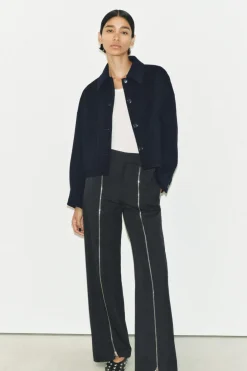 Sale CHAQUETA DOBLE FAZ MEZCLA LANA ZW COLLECTION Mujer Chaquetas / Cazadoras