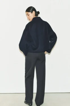 Sale CHAQUETA DOBLE FAZ MEZCLA LANA ZW COLLECTION Mujer Chaquetas / Cazadoras