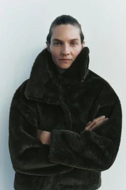 Clearance CHAQUETA EFECTO PELO ZW COLLECTION Mujer Chaquetas / Cazadoras